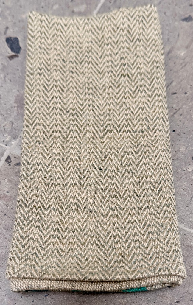 Prairie Pine hand towel, second view