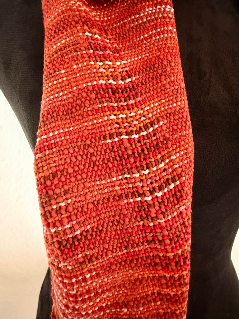 Flame of the Forest, close-up detail of the weave